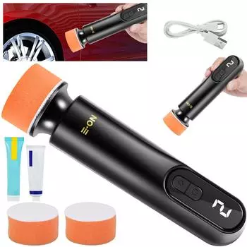 Беспроводная полировальная машинка для автомобиля 12000 об/мин USB перезаряжаемая электрическая машинка для полировки автомобиля с 3 скоростями портативная электрическая машина для ремонта царапин