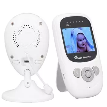 Беспроводная радионяня с музыкой ночного видения, ЖК-дисплеем 2,4 дюйма, дисплеем температуры