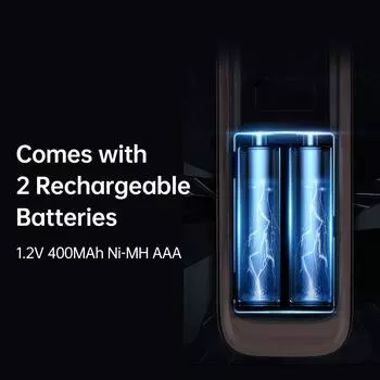 Беспроводная расширяемая телефонная система Bisofice, 2 трубки с функцией ответа на телефонные звонки, 3-строчный дисплей, вызывающий абонент EU чёрный