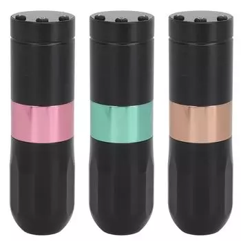 Беспроводная ручка для татуировки со светодиодным дисплеем, 1500 мАч, роторная машина для татуировки, ручка для шейдера Pink