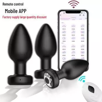 «Беспроводная силиконовая анальная пробка с дистанционным управлением для мужчин и женщин — мягкая расширяющаяся игрушка для взрослых» Remote Control Version Bag