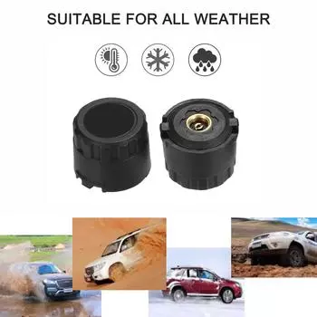 Беспроводная система контроля давления в шинах TPMS, солнечная энергия, универсальная беспроводная связь с 2 внешними устройствами 2 External sensors