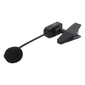 Беспроводная система микрофона для саксофона, клипса на инструментальный микрофон, диапазон 131 фут, Plug and Play, латунь