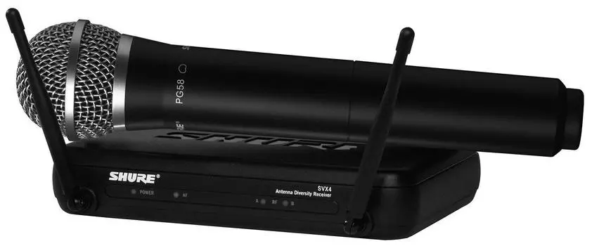 Беспроводная система SHURE серии SVX SVX24PG58 для вокала SVX24JPG58-JB1 []