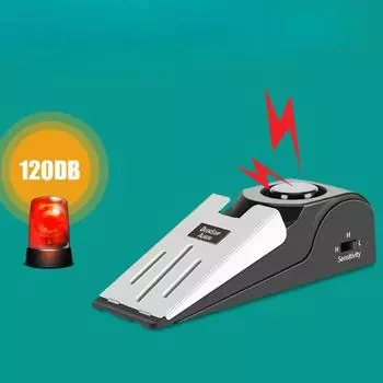 Беспроводная система сигнализации остановки двери 120 дБ Громкая домашняя безопасность Противоугонная система дверных блоков Портативная сигнализация остановки дверей