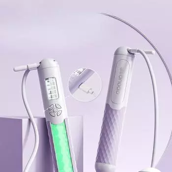 Беспроводная скакалка Электронный счетчик таймера для мужчин и женщин Фитнес-сжигание жира Спортивный мяч средней тяжести A6 Модель 5 Кнопочный счетчик