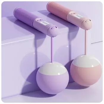 Беспроводная скакалка с мячом для фитнеса, силовые упражнения, специализированное регулируемое оборудование для подсчета силы тяжести, домашнее оборудование для тренировок в тренажерном зале