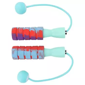 Беспроводная скакалка с шарикоподшипником и нескользящей ручкой TangleFree. Скакалка для прыжков без веревки.(зеленый ) зелёный