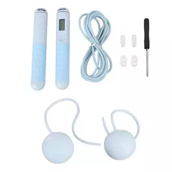 Беспроводная скакалка со счетчиком, ЖК-дисплей с подсветкой, умная утяжеленная скакалка для мужчин и женщин, фитнес