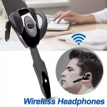 Беспроводная стереогарнитура Bluetooth Спортивная гарнитура Наушники Громкая связь с микрофоном для телефона Планшет Pad