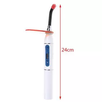 Беспроводная светодиодная стоматологическая машина для отверждения светло-голубой беспроводной лампы для отверждения серый