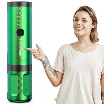 Беспроводная тату-машинка Беспроводной картридж для тату-ручки с аккумулятором емкостью 2100 мАч