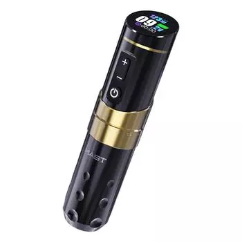 Беспроводная тату-машинка Mast Flip3 с вращающимися картриджами, ручка с 7 регулируемыми ходами, аккумулятор на 1800 мАч, источник питания для начинающих и мастеров татуировки