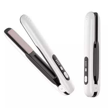 Беспроводная укладка волос USB 40 секунд мини-уровень непрерывного использования до 75 секунд предотвращение неисправностей блокировка памяти температуры 3D керамика идет KaoriZen [Новый