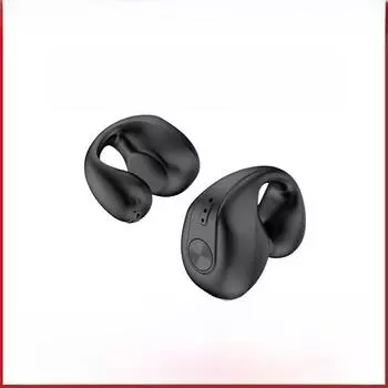 Беспроводная ушная клипса V50 с костной проводимостью: Сверхкомпактная, удобная для занятий спортом конструкция с длительным сроком службы батареи, возможность ношения без вставки в ухо. V50 single ear skin color. OPP Packaging