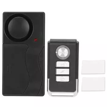 Беспроводная вибрационная сигнализация 110 дБ 10 уровней чувствительности регулируемая велосипедная сигнализация с пультом дистанционного управления