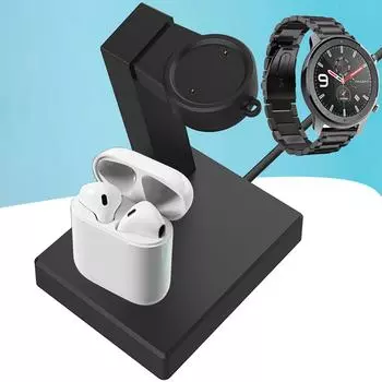 Беспроводная зарядная док-станция для HuamiAmazfit GTR3 GTR3 Pro GTS3 2 в 1 Магнитный USB Type-C беспроводной зарядный кабель
