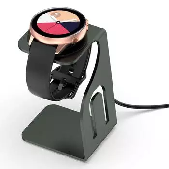 Беспроводная зарядная подставка для Apple/Samsung Watch, держатель, кронштейн, зарядная док-станция из алюминиевого сплава для Galaxy Watch 3/4/5/6 Pro
