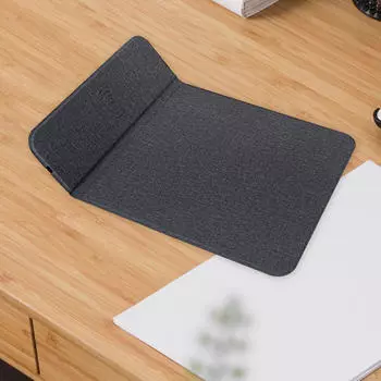 Беспроводная зарядная подставка из искусственной кожи для телефона, подарки на день рождения, мужские подарки чёрный