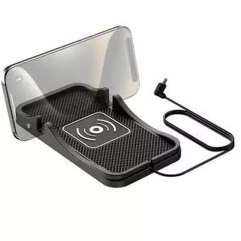 Беспроводное автомобильное зарядное устройство Беспроводной коврик для зарядки телефона для авто Беспроводное зарядное устройство для телефона Нескользящая подставка для зарядки сотового телефона для автомобиля и дома