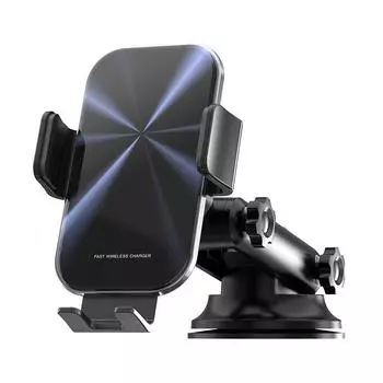 Беспроводное автомобильное зарядное устройство, двойная катушка, 15 Вт, быстрая зарядка Qi, автомобильная зарядка, автоматическое крепление для телефона, держатель вентиляционного отверстия для Samsung и Air outlet bracket