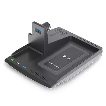 Беспроводное зарядное устройство мощностью 15 Вт для гнезда прикуривателя Honda Accord 10-го поколения. Неразрушающая установка.