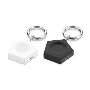 Беспроводное зарядное устройство типа C и микропорты для Samsung Galaxy Watch 5/4/Active 2 AU белый