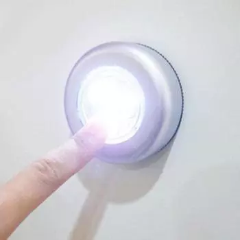 Беспроводной 3LED под шкафом Touch Stick Night Light для шкафа для кухни, лестницы, шкафа