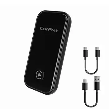 Беспроводной адаптер 2 в 1, совместимый с IPhone, ключ автоматического подключения Plug & Play преобразуется в проводной чёрный