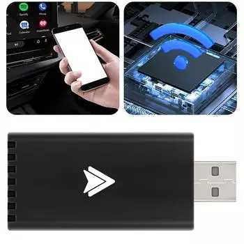 Беспроводной адаптер Android Auto, беспроводной блок Android Auto, быстрое подключение Plug and Play для заводских моделей автомобилей с проводным подключением Android Auto CHINA