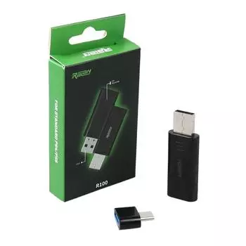 Беспроводной адаптер Bluetooth-контроллера для PS4/PS5/PS5 Edge/Switch Pro/Switch/Switch Lite/ПК/Android TV Box/Steam (Включает разъем OTG Type-C) Package:10.77*5.2*1.7cm чёрный