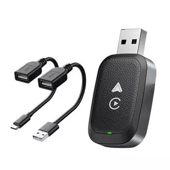 Беспроводной адаптер Car Play/Android Auto Адаптер Car Play Адаптер Беспроводной адаптер Car Play Прочный оранжевый