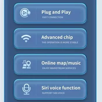 Беспроводной адаптер CarPlay 2 в 1 для Apple iPhone Android, проводной для беспроводного Carplay AI Box, подключение USB Type C, автомобильный донгл чёрный