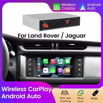 Беспроводной адаптер Carplay Ai Box для Land Rover Range Rover Evoque Discovery Jaguar XE XF Система Bosch Harman Android Auto BT MAP