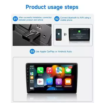 Беспроводной адаптер CarPlay Android Auto Smart Mini Box USB Plug and Play BT 5G WIFI для OEM-моделей проводных автомобилей CarPlay Android Auto чёрный
