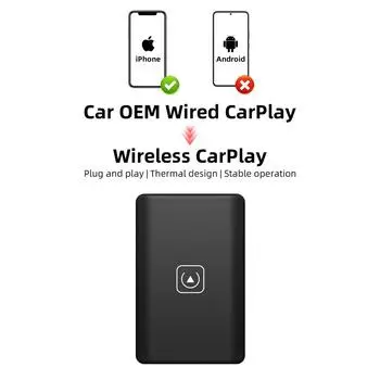 Беспроводной адаптер Carplay, автоматический беспроводной ключ Carplay для iPhone, коробка Car play Ai для Mercedes, Mazda, Citroen, Chevrolet carplay BOX белый