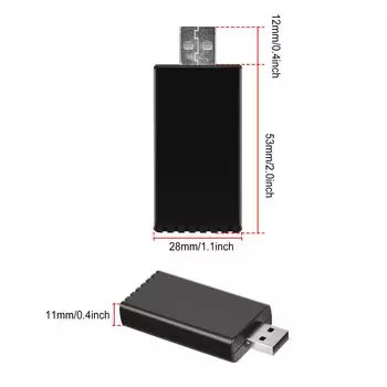 Беспроводной адаптер CarPlay, беспроводной адаптер CarPlay Plug and Play Преобразование проводного в беспроводной ключ CarPlay Автоматическое подключение