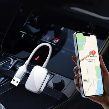 Беспроводной адаптер Carplay Carplay AI Box Plug and Play Smart AI Box для YouTube для TikTok Netflix для OEM Wireless CarPlay Cars белый