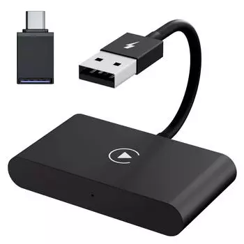 Беспроводной адаптер CarPlay для Android/Apple, проводной и беспроводной Android Auto Dongle, USB-подключение к Car Play, автомобильный адаптер