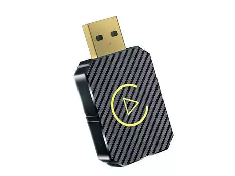 Беспроводной адаптер Carplay Plug and Play, золотистый