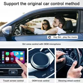 Беспроводной адаптер CarPlay, подключенный к беспроводному Carplay для Apple/USB A/Type-C Dongle, подключение через USB Plug And Play, автомобильный адаптер