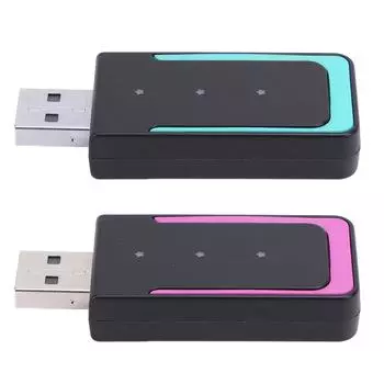 Беспроводной адаптер для Carplay Fast Connection преобразует проводное соединение в беспроводное 2 в 1 Plug and Play Dongle Purple