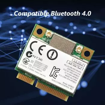 Беспроводной адаптер Mini PCI-E 300 Мбит/с, 2,4G/5G, Bluetooth 4,0, сетевая карта Wi-Fi, SL#