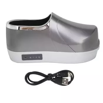 Беспроводной акупрессурный массажер для ног с инфракрасным импульсом тепла, автоматический перезаряжаемый шиацу для ног