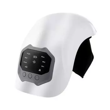 Беспроводной электрический нагревательный массажер для колена, термотерапия красным светом, обертывание воздушной подушкой, массажер для колена, горячий компресс, высокая вибрация, массаж слоновая кость