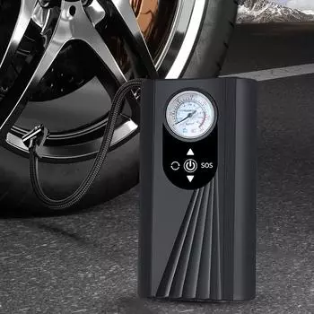 Беспроводной электрический насос для накачивания шин, перезаряжаемый 150 фунтов на квадратный дюйм, насос для накачивания шин автомобиля, высокоточный портативный воздушный насос для автомобиля, мотоцикла CHINA