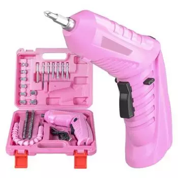 Беспроводной электрический шуруповерт, набор светодиодных лампочек, компактная портативная перезаряжаемая маленькая электрическая дрель с драйвером 1