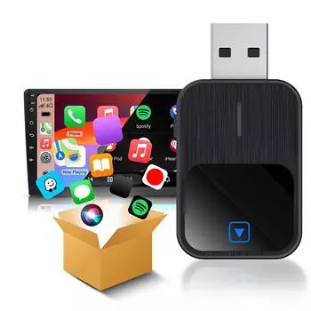 Беспроводной Android Auto и CarPlay 2 в 1 адаптер Plug and Play Голосовое управление для OEM проводных автомобильных систем CarPlay Android Auto Australia