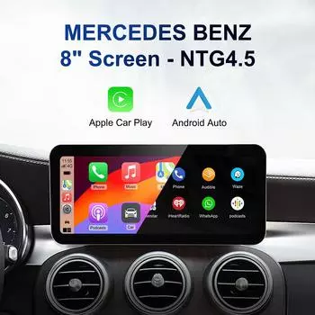 Беспроводной Android Auto подходит для Mercedes Benz ABCE CLA GLA GLK ML Sprinter NTG 4.5 Becker Module Apple Carplay Navigation