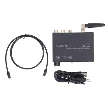 Беспроводной аудиоконвертер Bluetooth 5.3 Цифро-аналоговый оптический коаксиальный аудиопередатчик Приемник